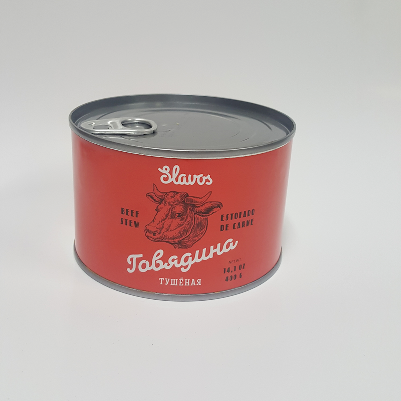 SLAVOS Beef Stew (Tushenka) 400g/12pack