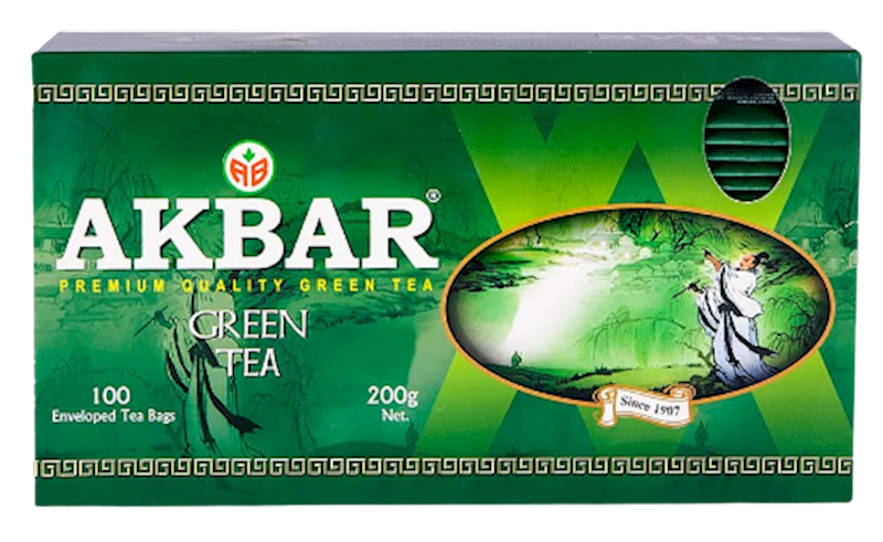 AKBAR Green Tea 100bag/12pack