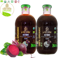 GEORGIA'S NATURAL Organic Cold Pressed Pure Beetroot Juice 750ml/8pack