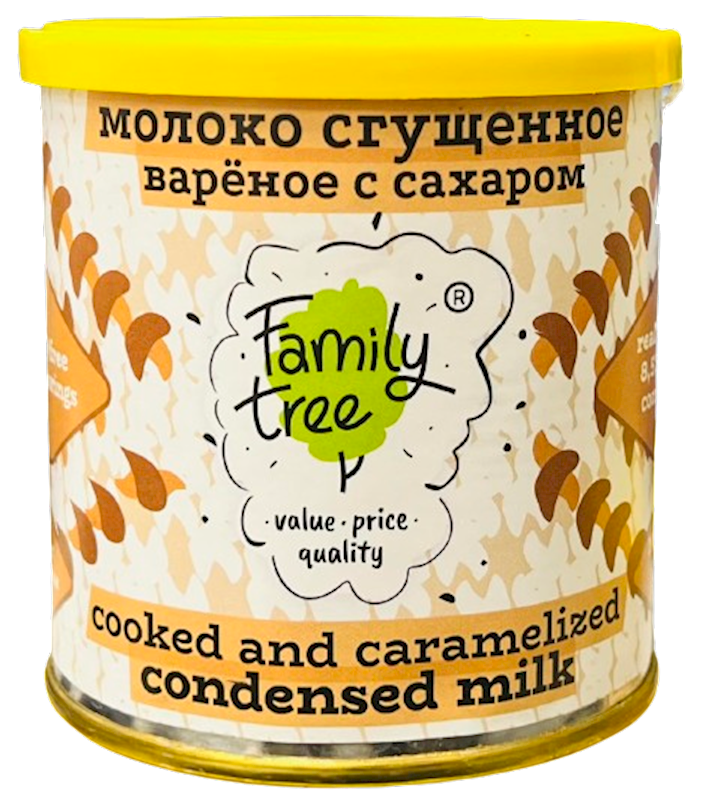 FAMILY TREE Cooked & Caramelized Condensed Milk 370g/15pack