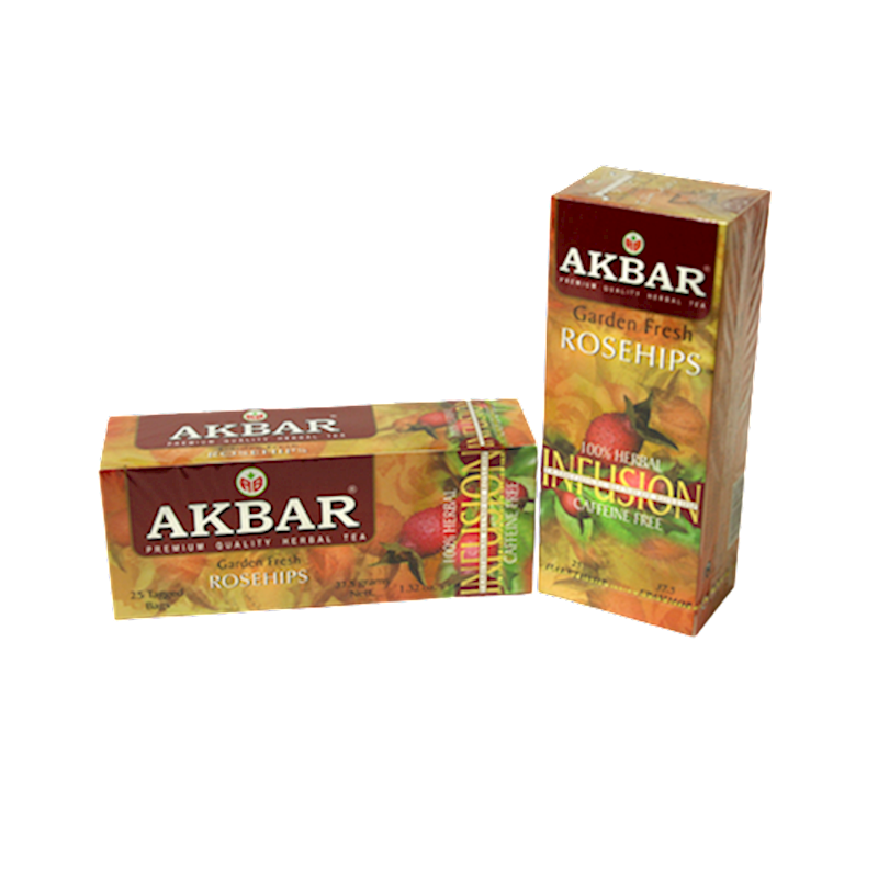 AKBAR Rosehips Herbal Tea 25bag/24pack