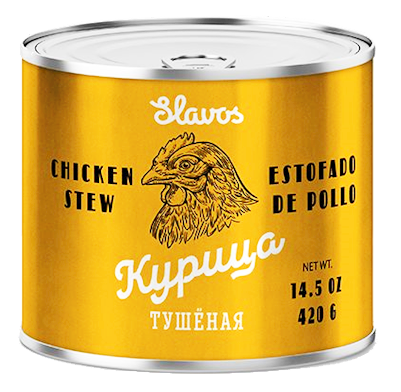 SLAVOS Chicken Stew (Tushenka) 400g/12pack