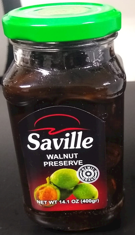 SAVILLE Walnut Preserve 400g/12pack