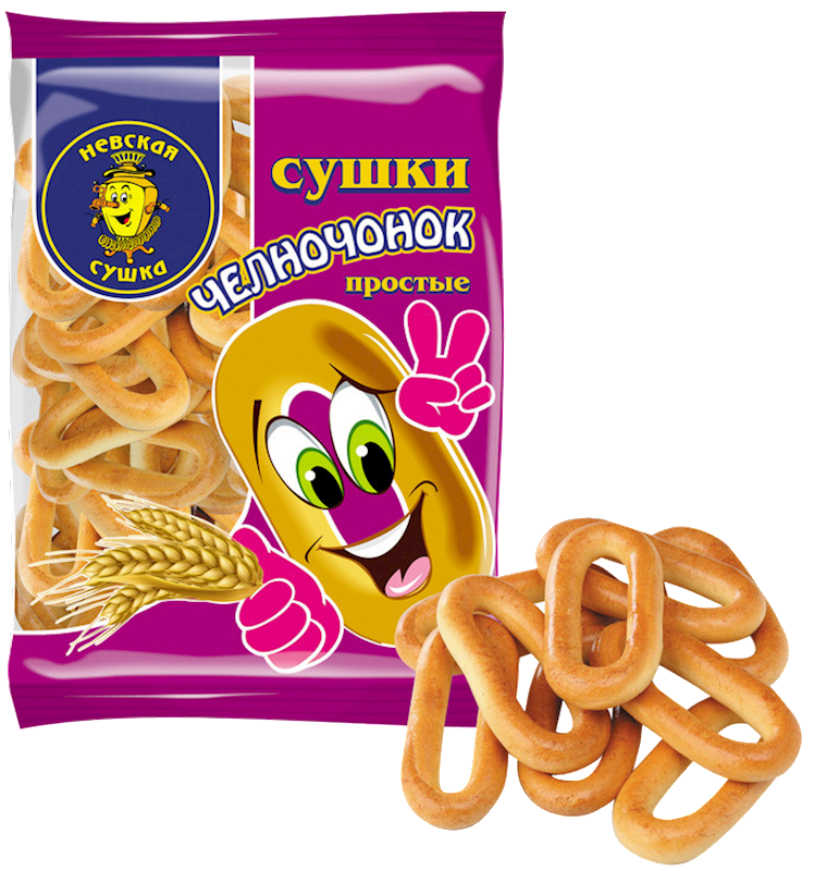 NEVSKAYA SUSHKA Chelnochonok Plain Sushki 350g/20pack