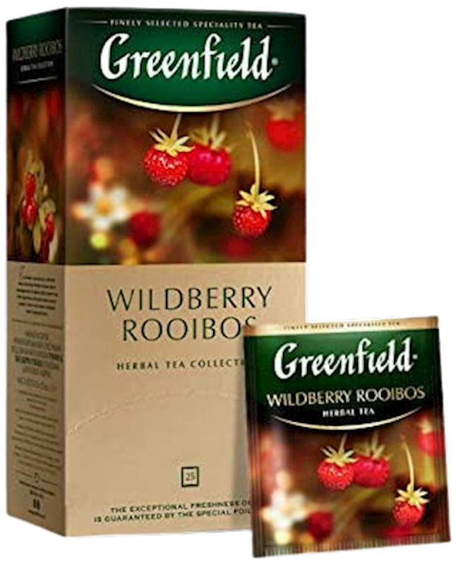 GREENFIELD Wildberry Rooibos Herbal Tea 25-bag/10pack – ZakazBoston