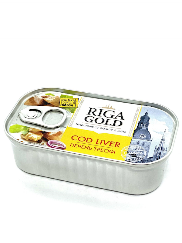 RIGA GOLD Cod Liver 121g/12pack