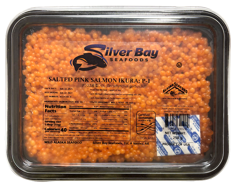 SILVER BAY Pink Salmon Ikura Grade P1 250g