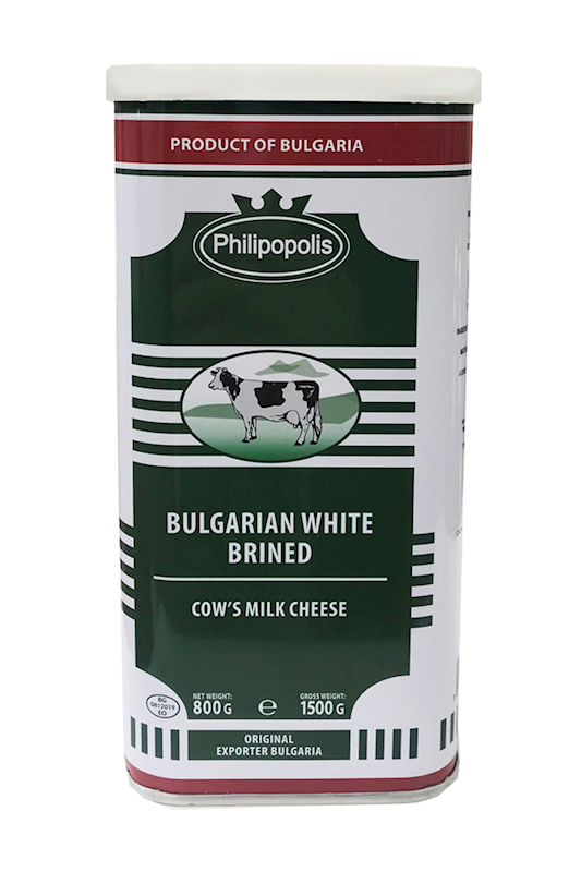 PHILLIPOPOLIS Bulgarian White Cow's Milk Cheese in Brine800g/6pack
