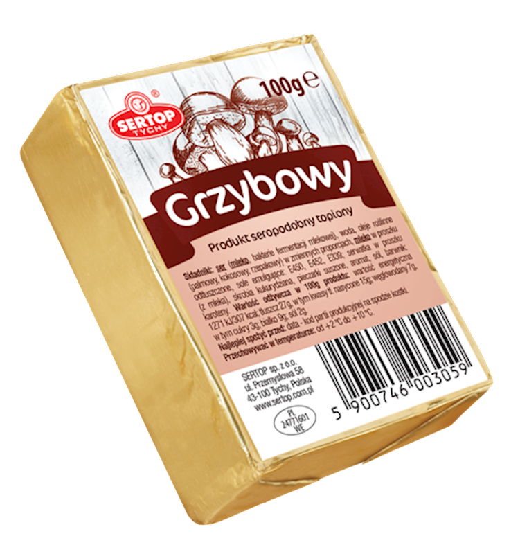 SERTOP Melted Cheese with Mushrooms (Grzybowy) 100g/10pack