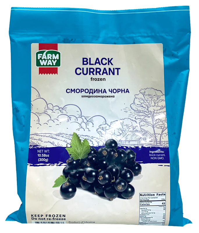 FARMWAY Frozen Black Currant 300g/28pack