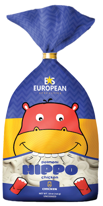 EUROPEAN SPECIALTIES Hippo Chicken Pelmeni 795g/10pack