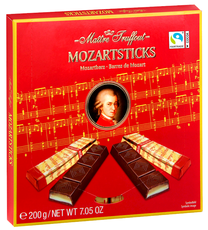MAITRE TRUFFOUT Mozart Sticks Candy Gift Box 200g/25pack