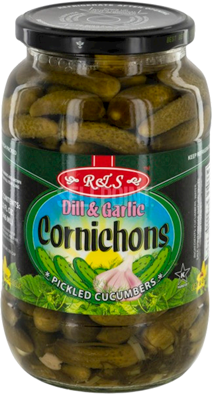 R&S Dill & Garlic Pickled Cornichons