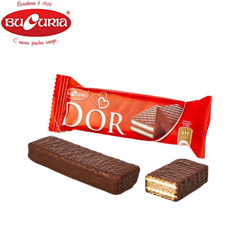 BUCURIA Dor Chocolate Wafers 2.6lbs
