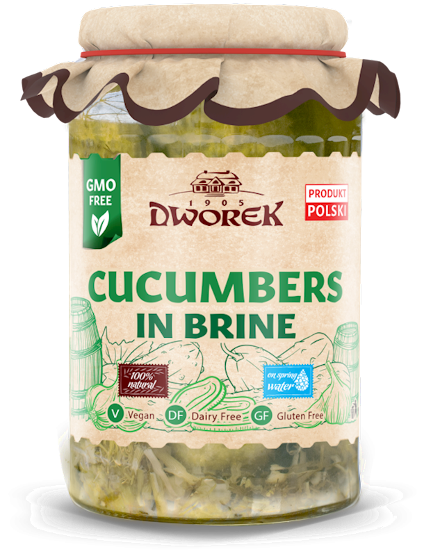 DWOREK Cucumbers In Brine 900g/8pack