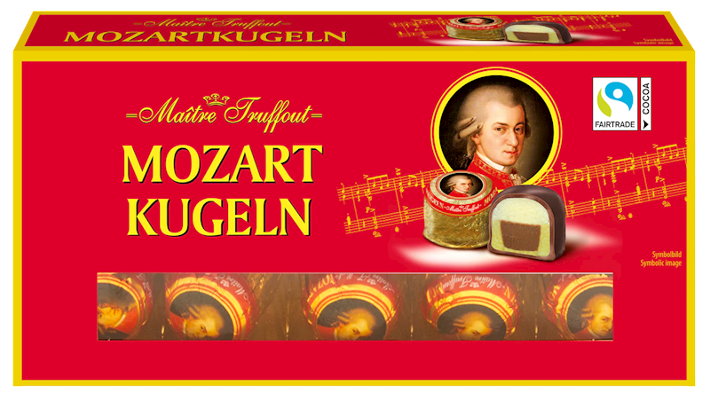 MAITRE TRUFFOUT Mozart Kugeln Chocolate Candy Gift Box