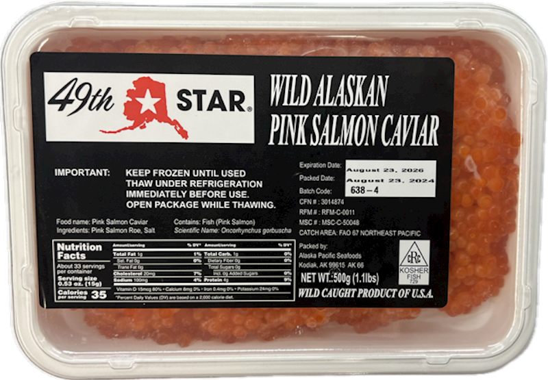 49th STAR Wild Alaskan Pink Salmon Caviar