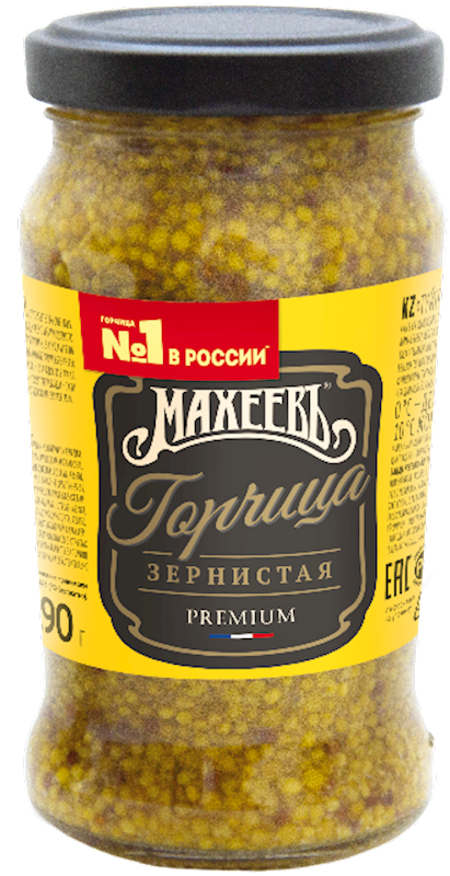 MAHEEV Wholegrain Gourmet Mustard 190g/12pack