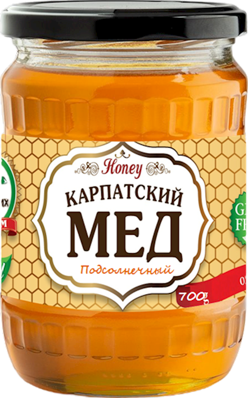 DARI ZAKARPAT'YA Carpathian Sunflower Honey 700g/12pack