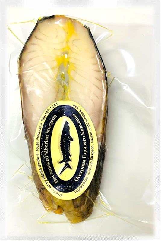 ATLANTA SMOKE HOUSE Hot Smoked Sturgeon ~1lb