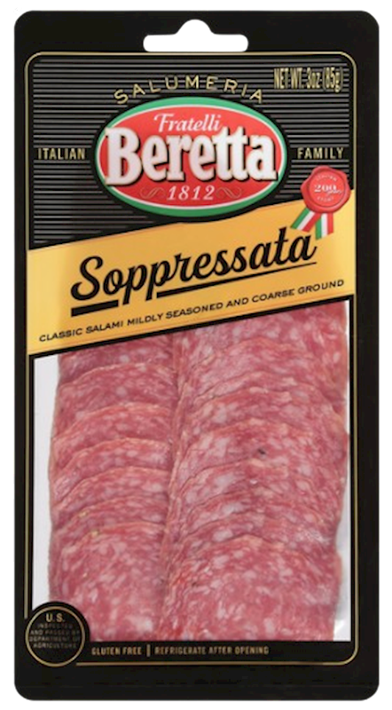 FRATELLI BERETTA Sliced Soppressata Salami 85g/12pack