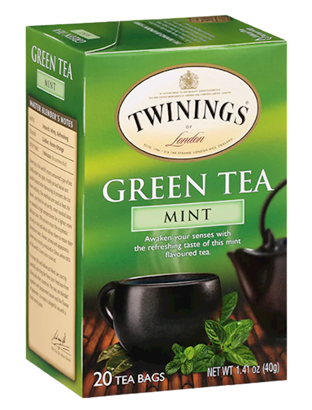 TWINING'S Mint Green Tea 20bag/6pack