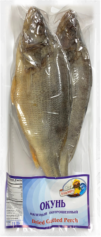 KUZMICH Dried Gutted Okun (Perch) ~7lbs