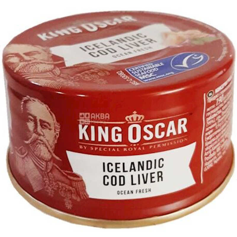 KING OSCAR Icelandic Cod Liver 190g/16pack