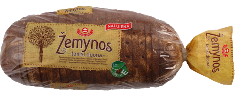 VILNIAUS DUONA Zemynos Dark Rye Bread 800g/5pack