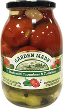 Load image into Gallery viewer, GARDEN MADE Marinated Cucumbers &amp; Tomatoes
