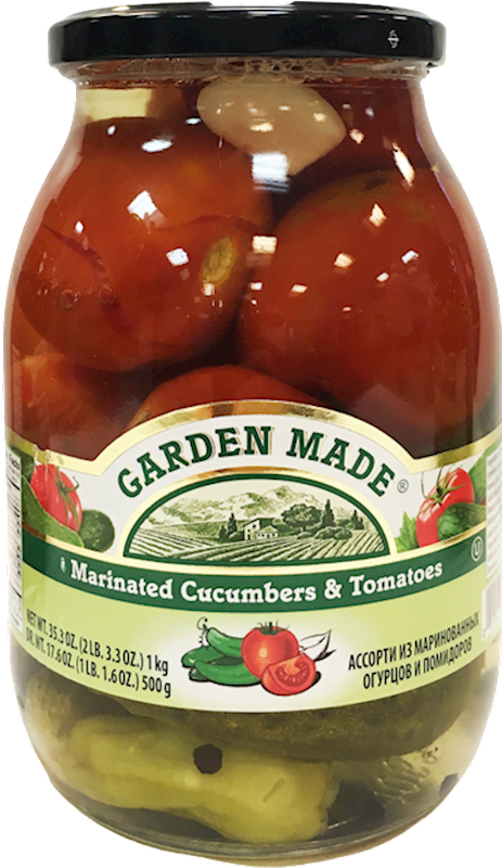 GARDEN MADE Marinated Cucumbers & Tomatoes