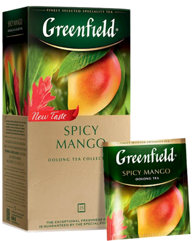 GREENFIELD Spicy Mango Oolong Tea 25-bag/10pack
