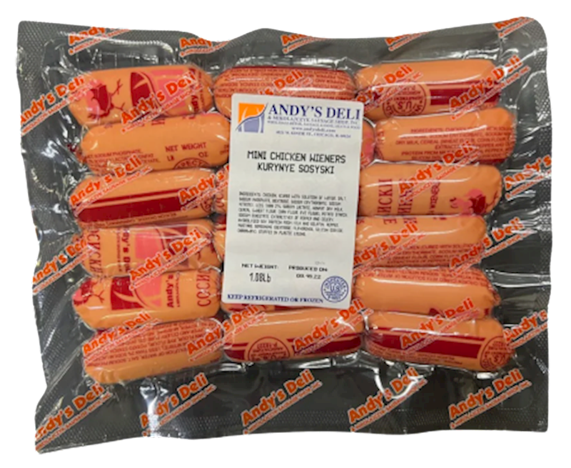 ANDY'S DELI Mini Chicken Wieners / Kurynye Sosyski