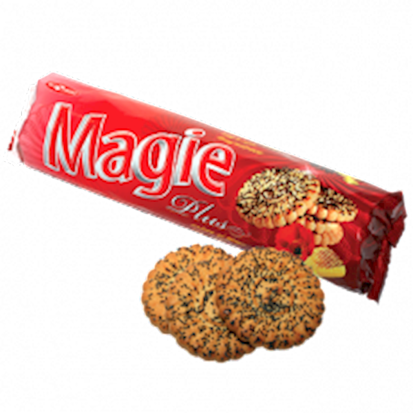 BUCURIA Magie Plus Cookies with Honey and Poppy Seeds 250g/21pack