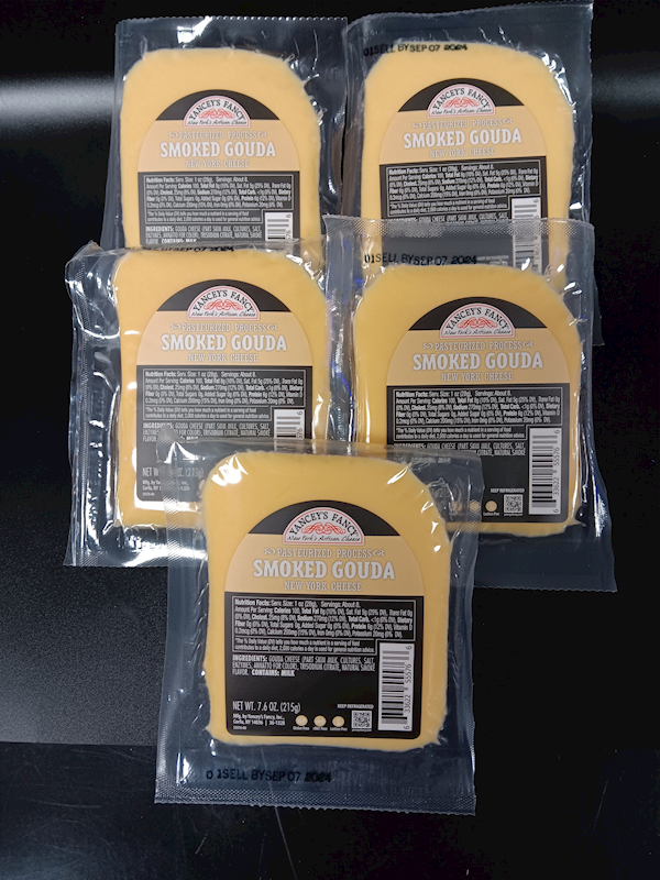 YANCEY'S FANCY Smoked Gouda Cheese 7.6oz/10pack