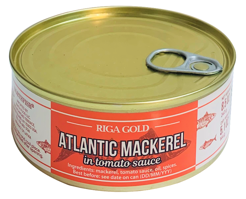 RIGA GOLD Mackerel In Tomato Sauce 240g/24pack