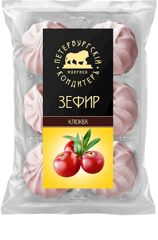 P. Konditer Cranberry Marshmallow (Zefir) 310g/12pack
