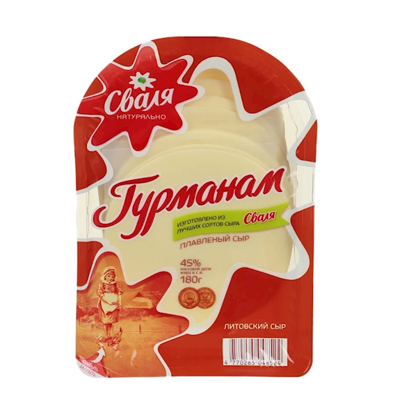 Svalia Cheese Gurmanam, Sliced 150g/14pack
