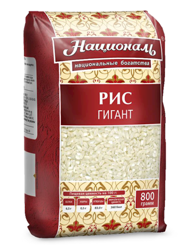 Natsional Angstrem Rice, Gigant 800g/12pack