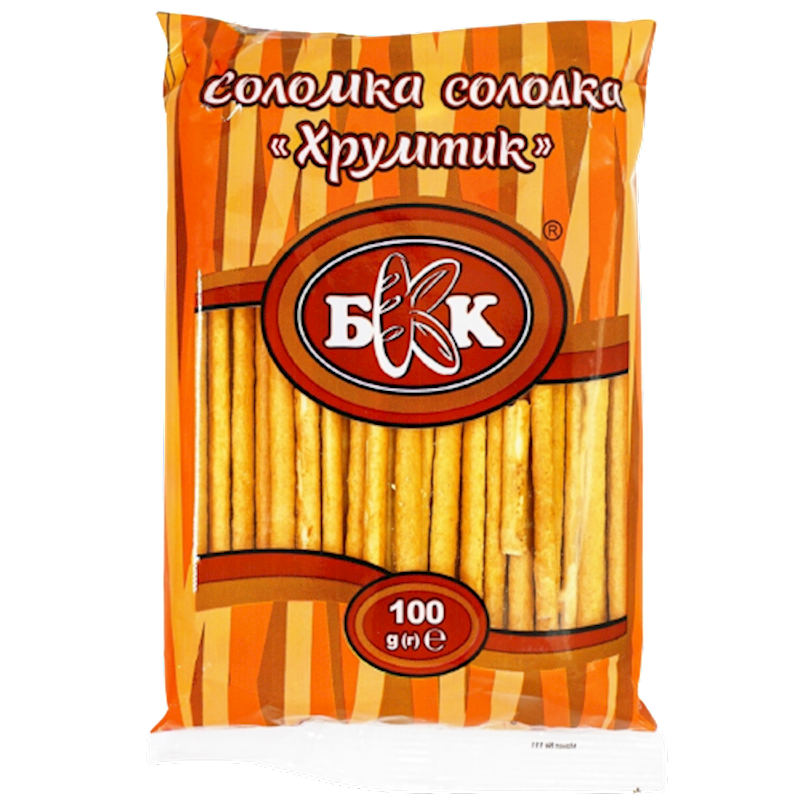 BKK Sweet Solomka Hrumtik (bread sticks) 100g/41pack