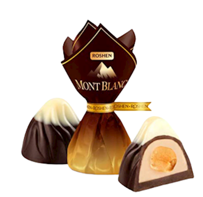 Roshen Candy Mont Blanc W/Whole Hazelnuts 8.8lbs