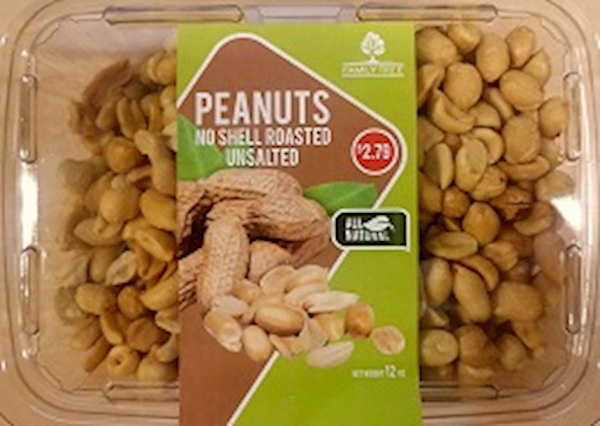 Family Tree Peanuts No Shell Roasted, Unsalted 14oz/4pack