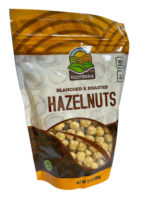 Ecoterra USA Blanched Roasted Hazelnuts 238g/6pack