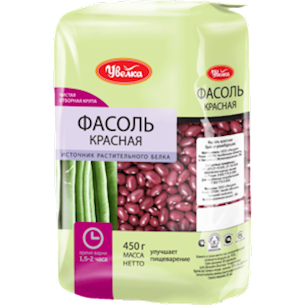 Uvelka Beans, Kidney (Red) 450g/6pack