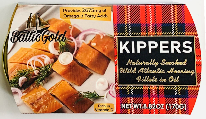 BALTIC GOLD Smoked Kippers in OIl 170g/10pack