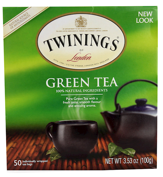 Tea Twining'S, Green, Pure  100g/6pack