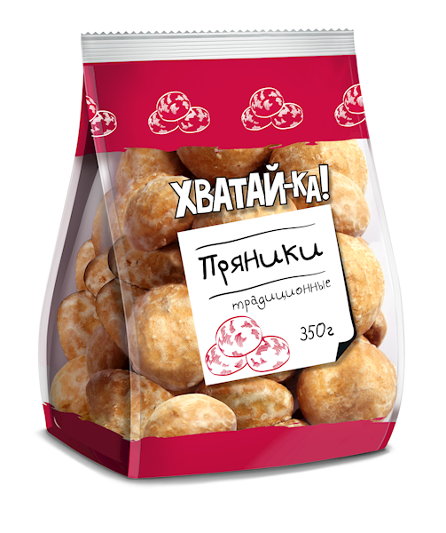 Lubimiy Krai Gingerbread Hvatay-Ka, Traditional 350g/15pack