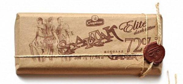 Spartak Chocolate Bar Bitter Elite 72% Cocoa 500g/3pack