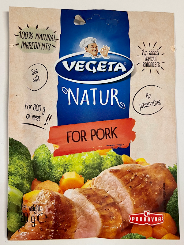 Podravka Seasoning Vegeta, For Pork 20g/20pack