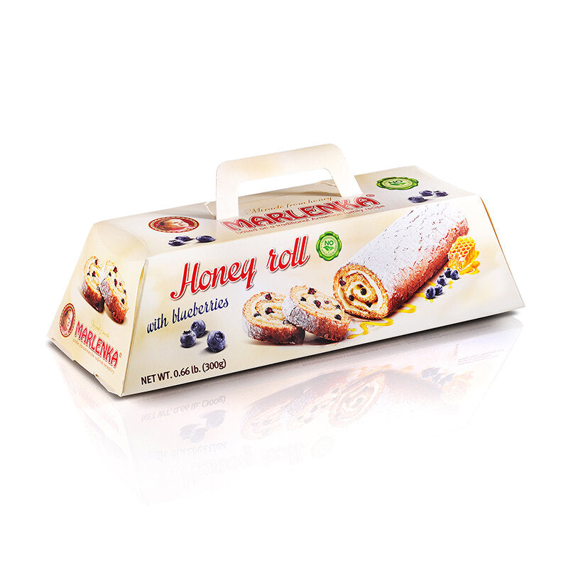 MARLENKA Honey Roll with Blueberries 300g/6pack